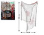 Atosa Cortina Decorativa Halloween Ensangrentada 183 x 76 cm
