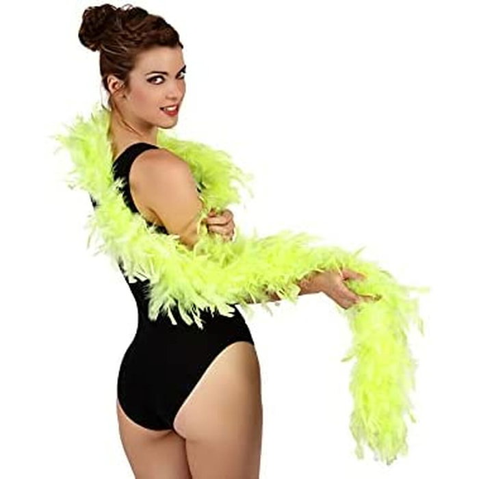 Atosa Boa De Plumas Amarillo Flúor Atosa Boa De Plumas Amarillo Flúor