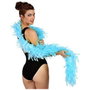Atosa Boa de Plumas Azul Celeste para Adulto