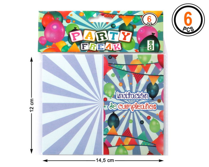 Invitaciones 6 Unidades Invitaciones 6 Unidades