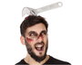 Diadema Halloween Llave Inglesa Clavada Sangrienta 28 cm Accesorio Disfraces Terror