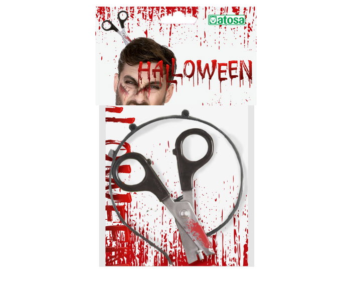 Diadema Halloween Tijeras 23x22