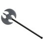 Atosa Hacha de Disfraz Calavera Gris de 48 cm para Halloween y Cosplay
