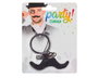 Monóculo Negro con Bigote Adhesivo para Caballero Victoriano, Accesorio de Época para Adultos