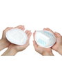 Mamibaby Pack de 30 Discos de Lactancia Absorbentes Ultra Finos con Cinta Adhesiva - Blanco