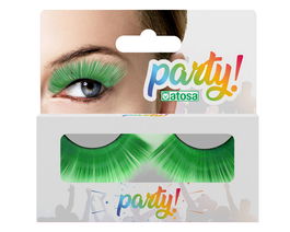 Pestañas Postizas Verdes Fluorescentes Para Estilos Llamativos, Maquillaje Disfraces, Eventos
