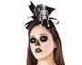 Diadema Halloween Esqueleto Miniatura con Lápida para Disfraces de Terror
