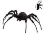 Atosa Decoración Araña Halloween Negra y Violeta 40x35 cm
