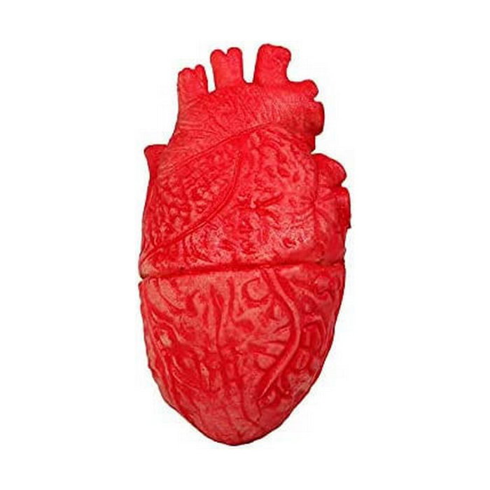 Halloween Depot Corazón Humano Decorativo Realista Rojo 17x9 cm