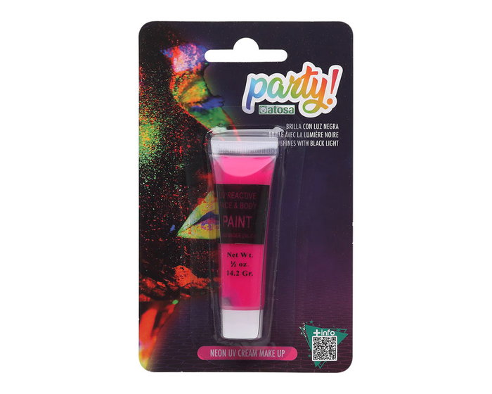 Maquillaje Neón Rosa Brilla En La Oscuridad Con Efecto Luz Uv Crema Maquillaje Neón Rosa Brilla En La Oscuridad Con Efecto Luz Uv Crema