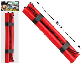 Dinamita Decorativa Juguete 23 cm Para Disfraces y Fiestas Temáticas