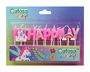 Set Velas Happy Birthday Unicornio Multicolor Decoración