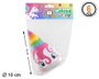 Atosa Set de 6 Gorros de Cartón Unicornio Multicolor, 10 cm Diámetro