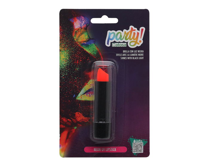Pintalabios Barra Naranja Neón Glow In The Dark, Brilla Bajo Luz UV, Maquillaje para Adultos Pintalabios Barra Naranja Neón Glow In The Dark, Brilla Bajo Luz UV, Maquillaje para Adultos