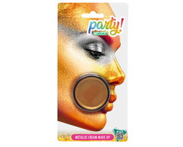 Maquillaje en crema metalizado dorado 6,67 gramos - Ideal para carnaval y body paint