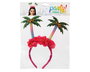 Diadema con Motivo de Palmeras y Flores Hawaiana para Fiestas, Disfraces y Eventos Tropicales