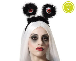 Diadema Halloween Ojos con Luz 19x23 cm