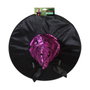 Atosa Sombrero de Bruja Morado con Murciélagos y Lazo Negro