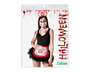 Set Enfermera Sangrienta 3 Piezas Con Diadema, Mascarilla Y Delantal para Halloween y Fiestas Temáticas