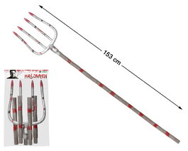 Horca Sangrienta Desmontable 153 cm - Decoración Halloween, Terror Medieval, Accesorio Macabro