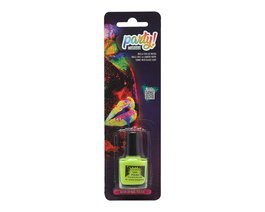 Pintauñas Neon Amarillo Glow In The Dark para Manicura con Luz UV Ideal para Festivales y Disfraces