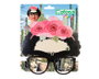 Atosa Gafas de Disfraz Decoradas con Flores - Inspiradas en Frida Kahlo