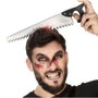 Atosa Diadema de Sierra Clavada en la Cabeza con Detalles de Sangre, 36 cm