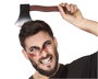 Diadema Halloween Hacha Ensangrentada 31 cm Accesorio Temática Terror