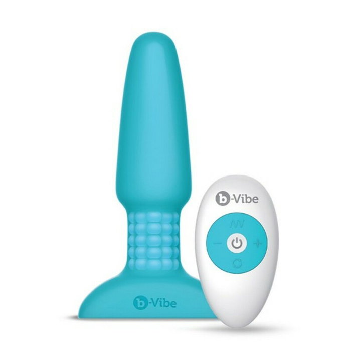 Plug anal con control remoto B-Vibe RIMMING PLUG 2 Azul Plug anal con control remoto B-Vibe RIMMING PLUG 2 Azul