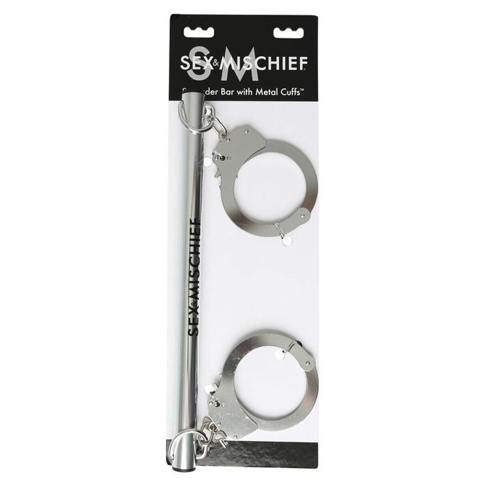 Barra Separadora con Esposas de Metal Sportsheets Barra Separadora con Esposas de Metal Sportsheets