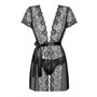 Bata Obsessive Alluria peignoir Negro L/XL