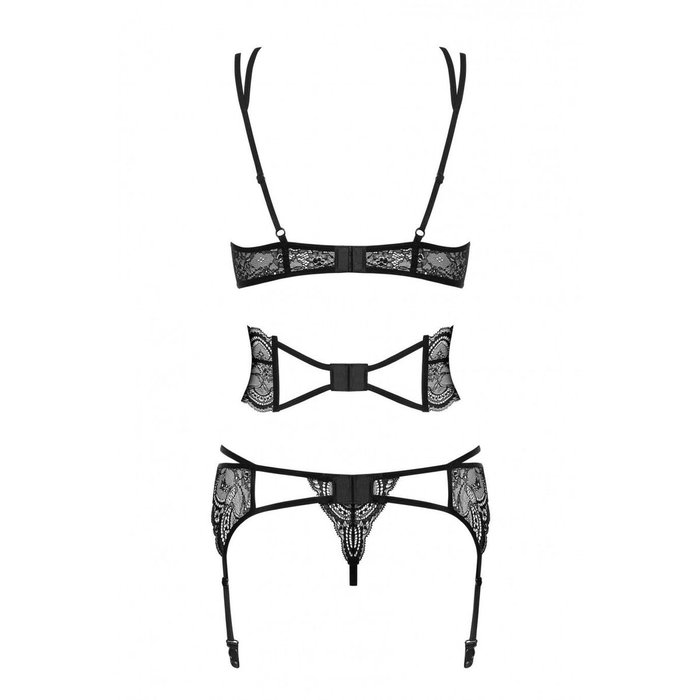Body Corsé Obsessive Frivolla Negro S/M