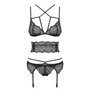 Body Corsé Obsessive Frivolla Negro S/M