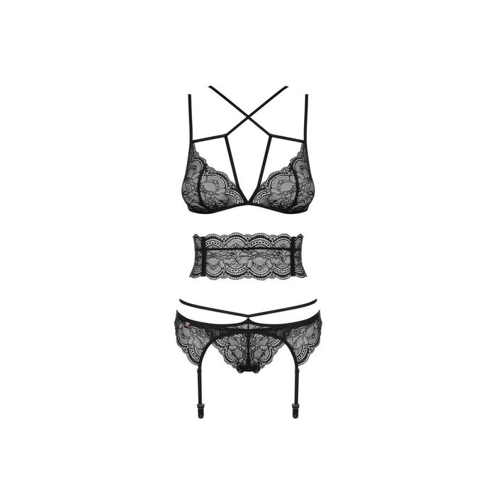 Body Corsé Obsessive Frivolla Negro S/M