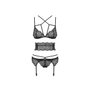 Body Corsé Obsessive Frivolla Negro S/M