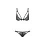 Conjunto de Lencería Obsessive Intensa set Negro L/XL