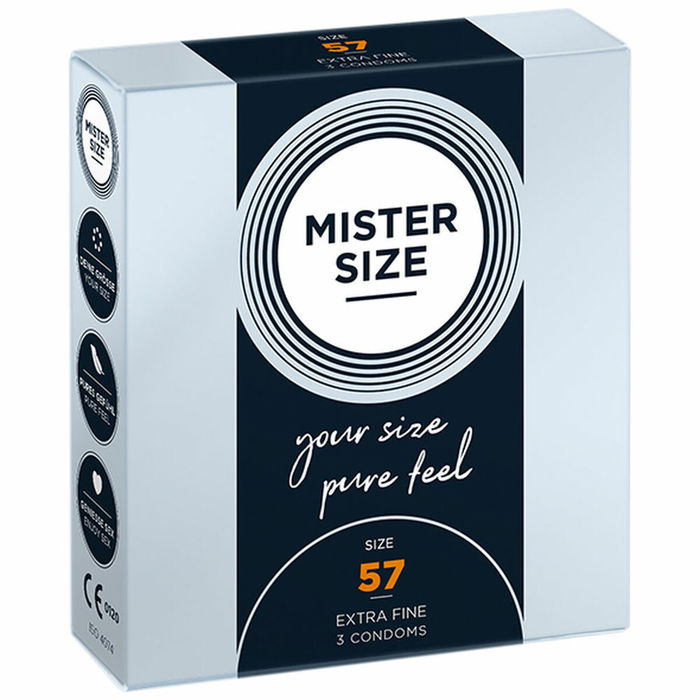 Preservativos Mister Size Pure Feel Extra Thin Ø 5,7 cm