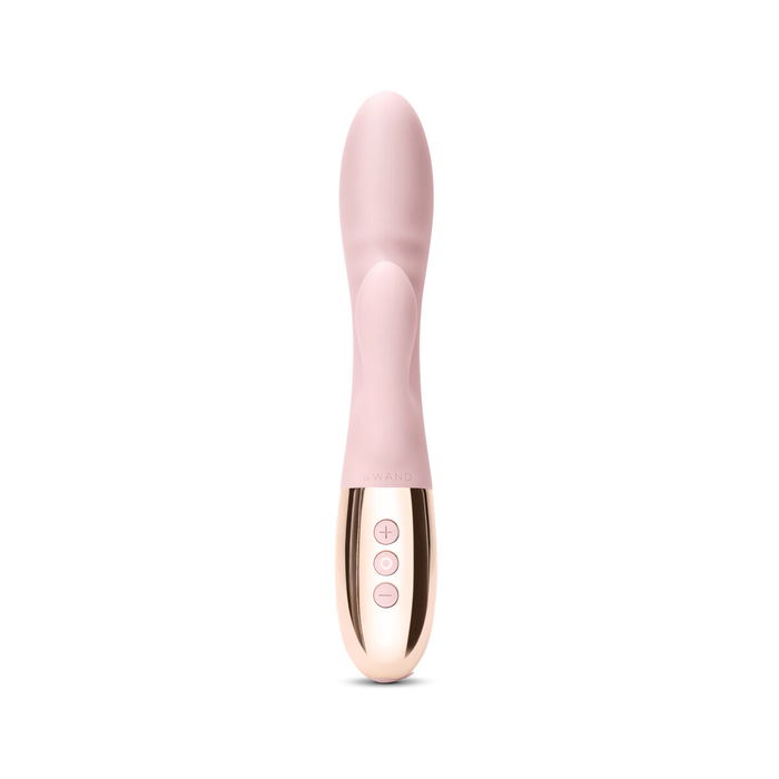 Vibrador Doble Estimulación Le Wand Blend Rose Gold Dorado Rosa Dorado