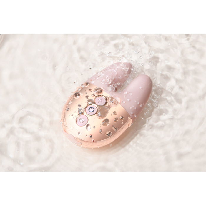 Vibrador Le Wand Double Vibe Dorado Rosa Dorado