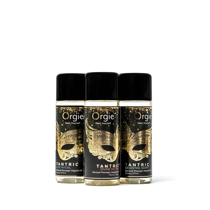 Aceite de Masaje Erótico Orgie Tantric Mini 30 ml x 3