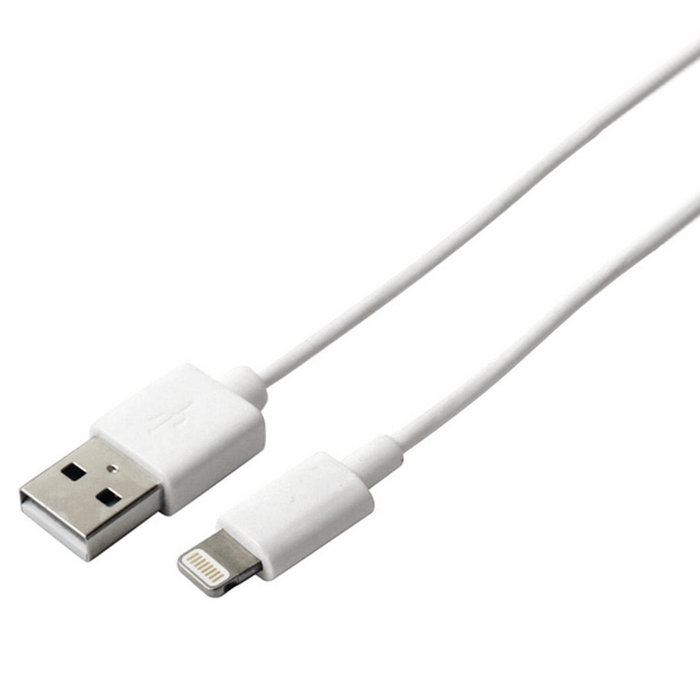 Cable USB a Lightning KSIX Apple-compatible Blanco 1 m Cable USB a Lightning KSIX Apple-compatible Blanco 1 m