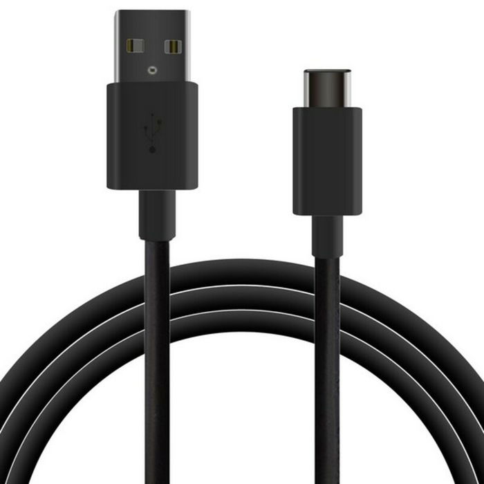 Cable USB-C a USB KSIX 1 m Negro Cable USB-C a USB KSIX 1 m Negro