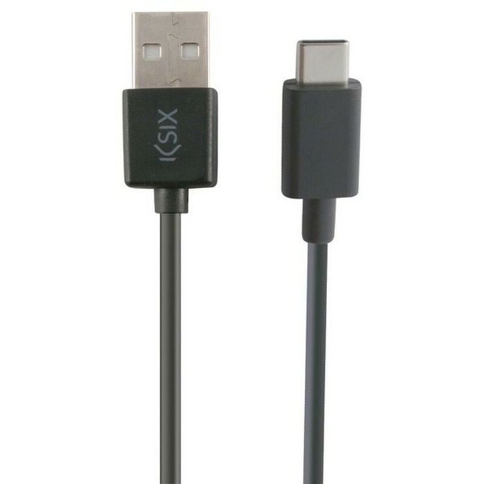 Cable USB-C a USB KSIX 3 m Negro Cable USB-C a USB KSIX 3 m Negro