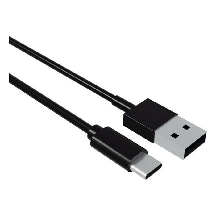 Cable USB A a USB C Contact (1 m) Negro Cable USB A a USB C Contact (1 m) Negro