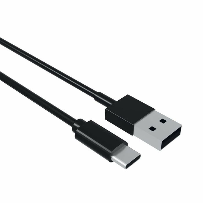 Cable USB A a USB C Contact (1 m) Negro Cable USB A a USB C Contact (1 m) Negro