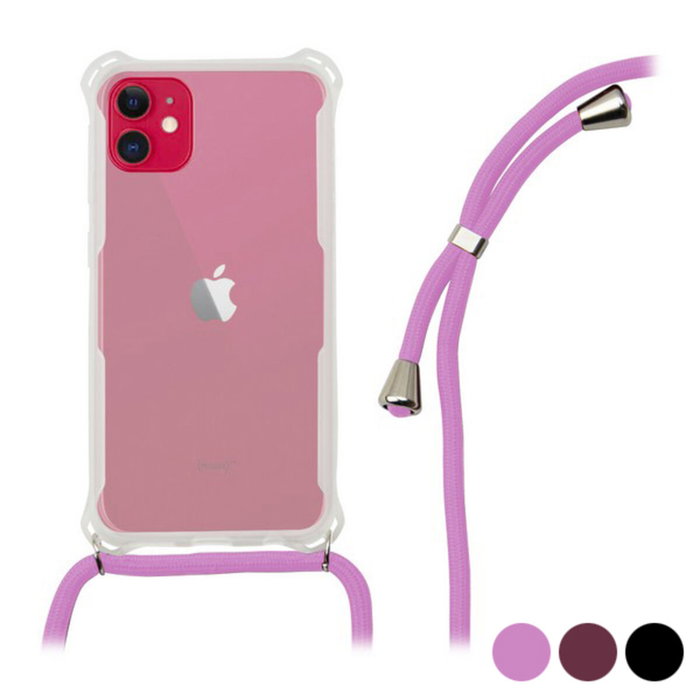 Funda para Móvil iPhone 11 KSIX Negro Funda para Móvil iPhone 11 KSIX Negro
