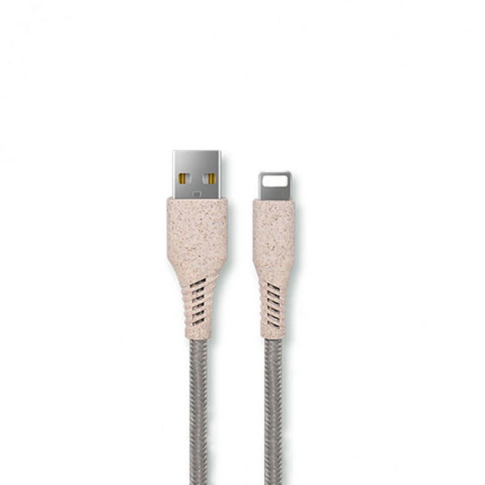 Cable USB para iPad/iPhone KSIX Blanco Cable USB para iPad/iPhone KSIX Blanco