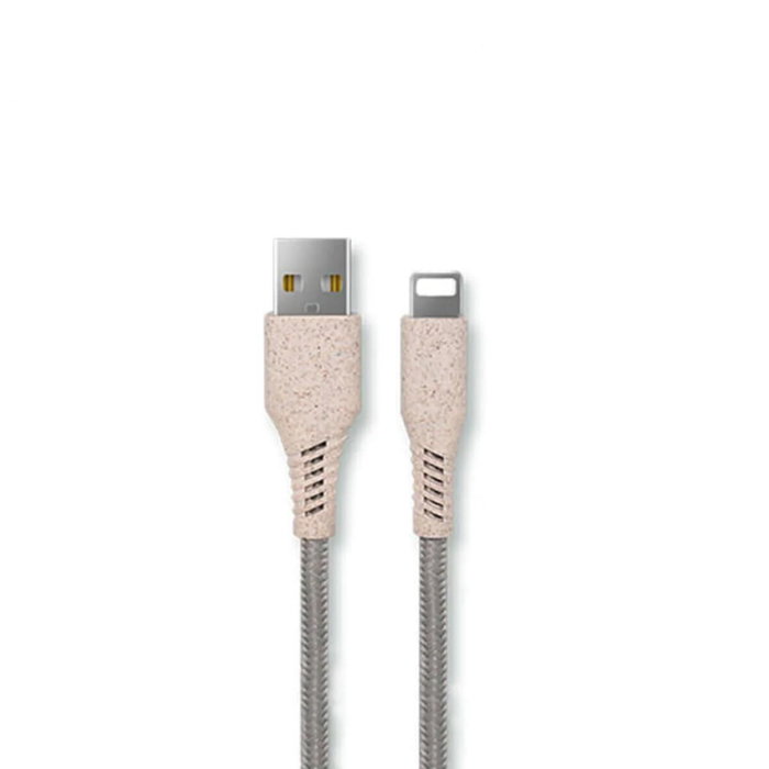Cable USB para iPad/iPhone KSIX B0914ECO02 Blanco