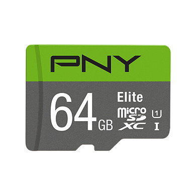 PNY Elite MicroSDXC 64 GB Clase 10 UHS-I U1