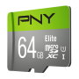 PNY Elite MicroSDXC 64 GB Clase 10 UHS-I U1